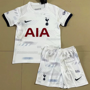 Dziecięcy zestaw piłkarski Tottenham Hotspur home 23/24 Nike (koszulka+spodenki)
