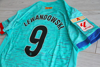 Dziecięcy zestaw piłkarski FC BARCELONA NIKE 3rd 23/24 (koszulka+spodenki+getry) #9 Lewandowski