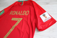 Koszulka piłkarska PORTUGALIA home Retro Nike WORLD CUP 2018 #7 Ronaldo