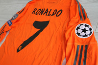 Koszulka piłkarska z długim rękawem REAL MADRYT Away Retro 13/14 Adidas #7 Ronaldo
