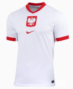 Koszulka Reprezentacji Polski Nike 2024 Home Stadium #9 Lewandowski