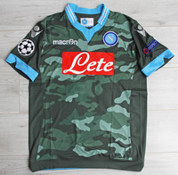 Koszulka piłkarska SSC NAPOLI Retro Away 13/14 Macron #17 Hamsik