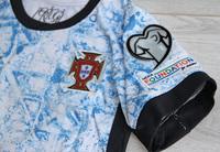 Dziecięcy zestaw piłkarski PORTUGALIA Away 2023/24 NIKE (koszulka+spodenki+getry) #7 RONALDO