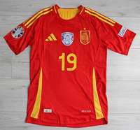 Koszulka piłkarska Hiszpania Adidas Authentic home 2024 #19 Lamine Yamal