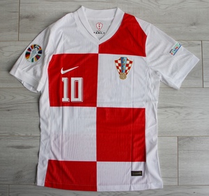 Koszulka piłkarska CHORWACJA home player version Nike Euro 2024 #10 Modrić