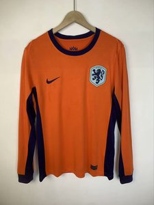 Koszulka piłkarska Holandia home long sleeve 23/24 NIKE #4 Virgil