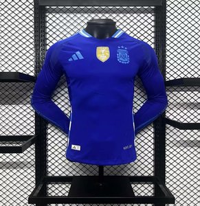 Koszulka piłkarska ARGENTYNA Adidas Authentic away long sleeve 2024 #10 Messi