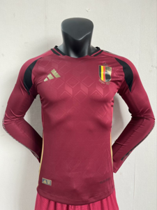 Koszulka piłkarska Belgia Adidas Authentic home long sleeve 2024