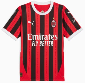 Koszulka piłkarska AC MILAN home Puma 2024/25 #10 Rafa Leao