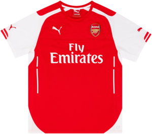 Koszulka piłkarska ARSENAL FC Retro Home 2014/ 15 #17 Sanchez  Puma