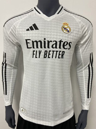 Koszulka piłkarska REAL MADRYT home long sleeve 24/25 Authentic ADIDAS #9 Mbappe