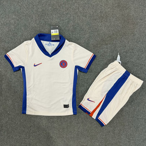 Dziecięcy zestaw piłkarski Chelsea FC Nike away 24/25 (koszulka+spodenki+getry) #20 Palmer