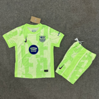 Dziecięcy zestaw piłkarski FC BARCELONA NIKE 3rd 24/25 (koszulka+spodenki) #9 Lewandowski