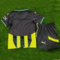 Dziecięcy zestaw piłkarski MANCHESTER CITY away 24/25 PUMA (koszulka+spodenki) #9 Haaland