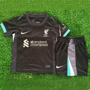 Dziecięcy zestaw piłkarski Liverpool FC away 24/25 (koszulka+spodenki) #11 Salah