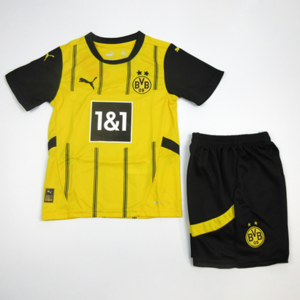 Dziecięcy zestaw piłkarski Borussia Dortmund home 24/25 Puma (koszulka+spodenki)