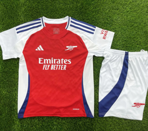 Dziecięcy zestaw piłkarski ARSENAL LONDYN home 24/25 ADIDAS (koszulka+spodenki) #15 Kiwior