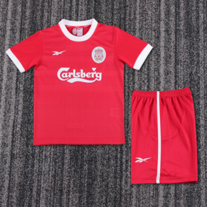 Dziecięcy zestaw piłkarski Liverpool FC home RETRO 97/98 Reebok (koszulka+spodenki)