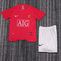 Dziecięcy zestaw piłkarski Manchester United home RETRO 07/08 Nike (koszulka+spodenki) #7 Ronaldo