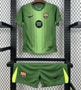 Dziecięcy zestaw bramkarski FC BARCELONA 25/26 NIKE (koszulka+spodenki) #25 Szczęsny