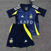 Dziecięcy zestaw piłkarski Al-Nassr away 24/25 Adidas (koszulka+spodenki) #7 Ronaldo