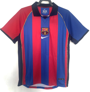 Koszulka piłkarska FC BARCELONA Retro Home 2001/02 Nike #10 Rivaldo