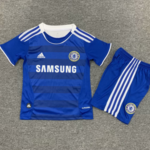 Dziecięcy zestaw piłkarski Chelsea FC home RETRO 11/12 Adidas (koszulka+spodenki) #8 Lampard