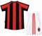 Dziecięcy zestaw piłkarski AC Milan home RETRO 98/99 Adidas (koszulka+spodenki) #3 Maldini
