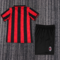 Dziecięcy zestaw piłkarski AC Milan home RETRO 93/94 Lotto (koszulka+spodenki) #9 Van Basten