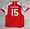 Dziecięcy zestaw piłkarski ARSENAL LONDYN Home 23/24 ADIDAS (koszulka+spodenki+getry) #15 Kiwior