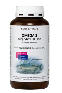 Omega 3 olej rybny 400 kaps. EPA i DHA